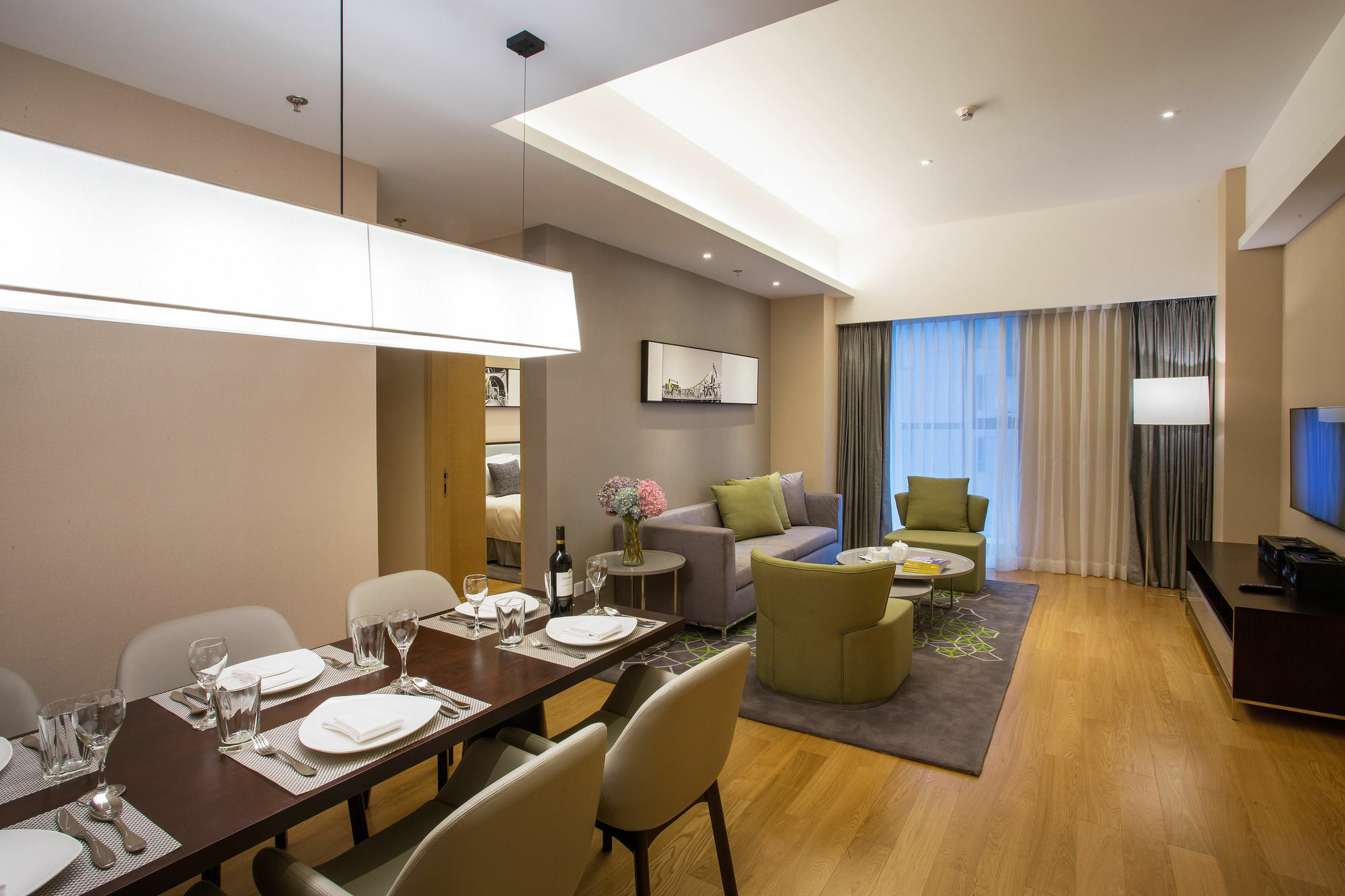 Cm Service Apartment Tianjin Eksteriør bilde